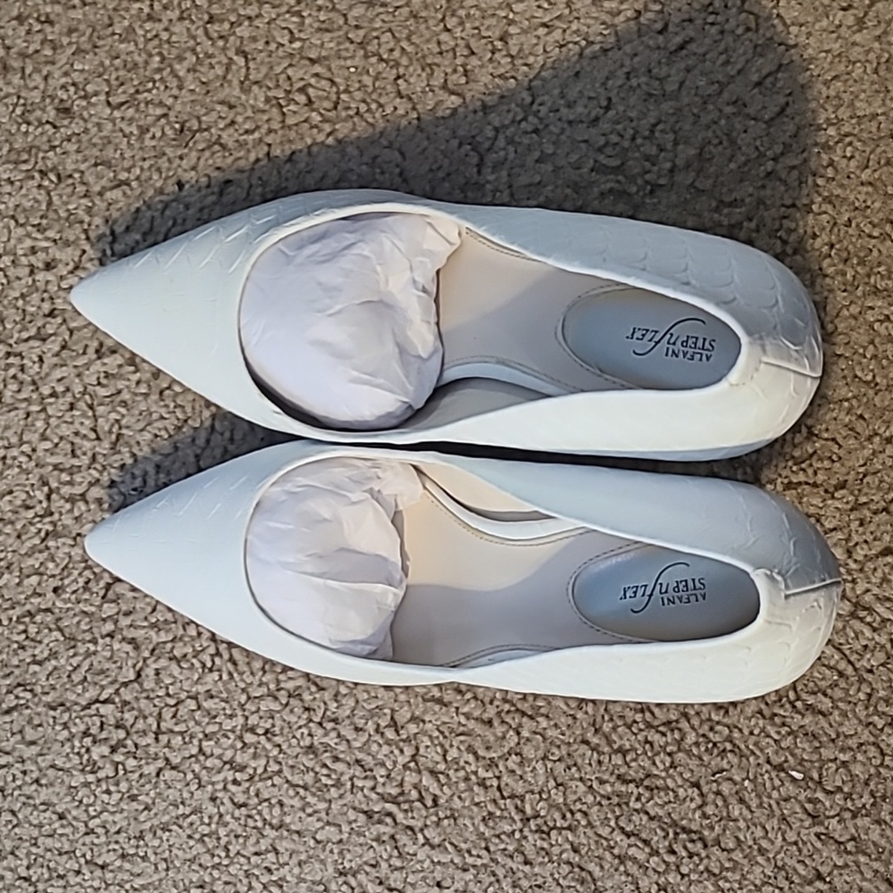 White  High Heels